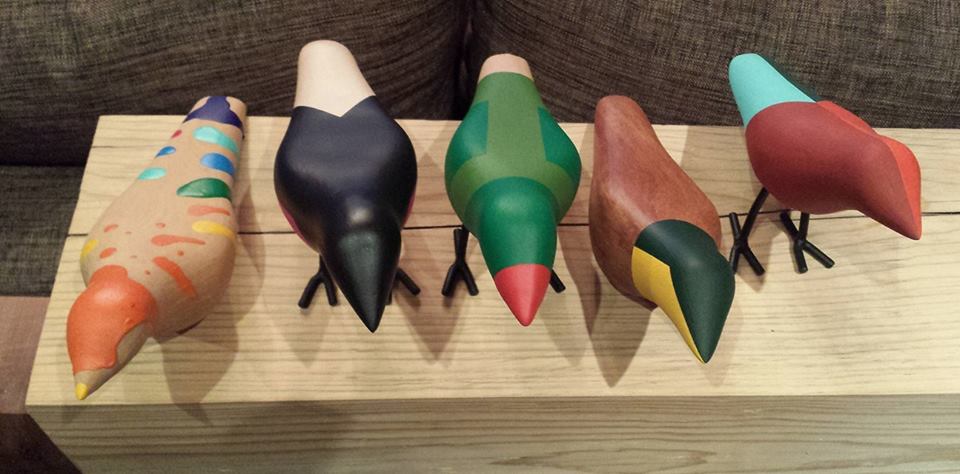 Post-natural-disaster wood Birdies