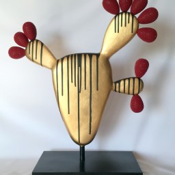 Nopal leaf abstract No.2