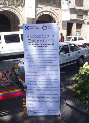 Historias de Estambres - un pedacito por Morelos. Banner.