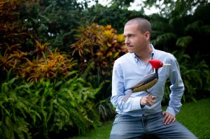 Davit Nava, sustainable art, woodpecker.